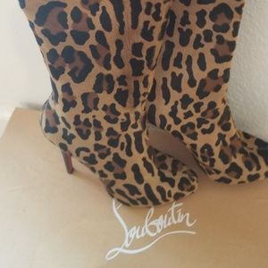Christian Louboutin Leopard Boots